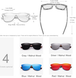 KingSeven Wood Polarized